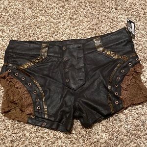 NWT steampunk shorts L